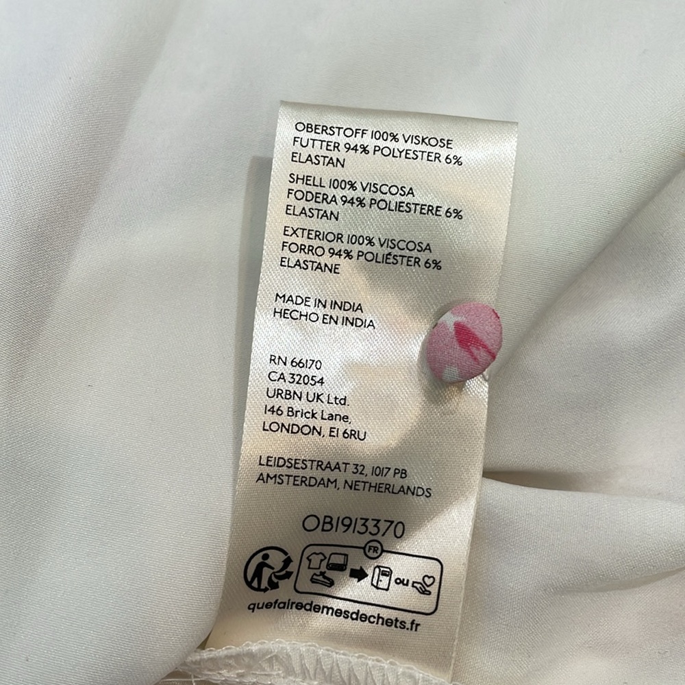 NWT Anthropologie Midi Dress Size 6 Delicate Floral Print - Picture 13 of 14